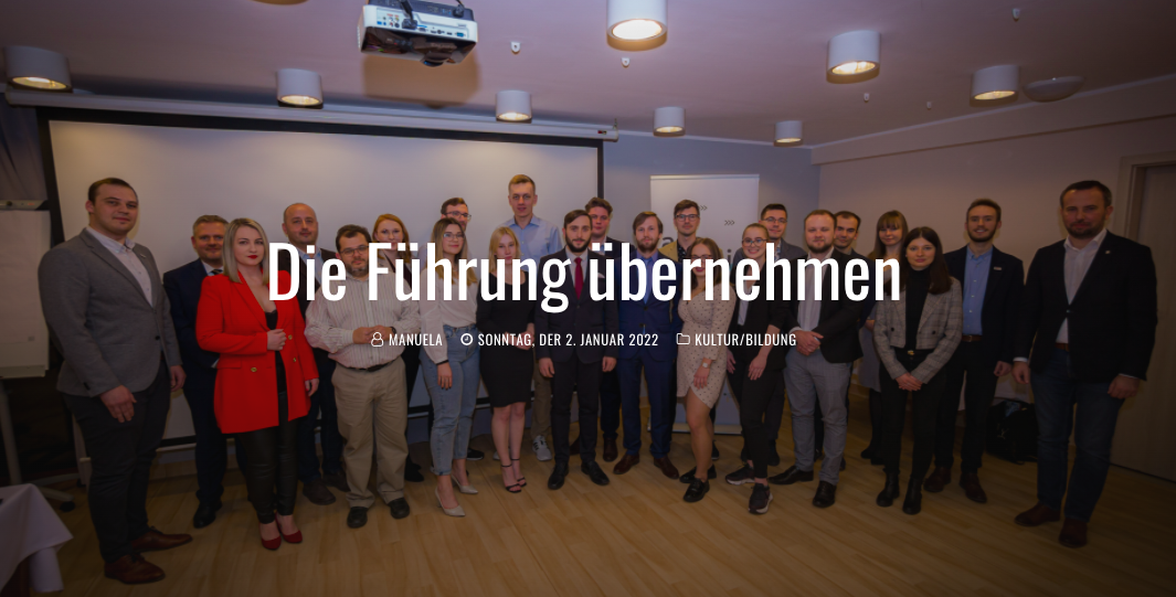 Die Führung übernehmen Die Führung übernehmen